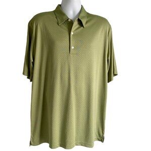 Greg Norman Men's Play Dry Microfiber Green Polo Shirt XL
